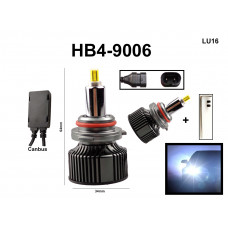 Becuri LED puternice HB4 9006 cu ventilator turbo puternic - 72W - LU16 - Sellzone.bg Becuri LED puternice HB4 9006 cu ventilator turbo puternic - 72W - LU16