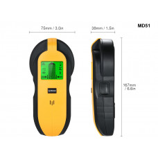 Detector de metale de perete pentru cabluri TH250 - MD51 - Sellzone.bg Detector de metale de perete pentru cabluri TH250 - MD51