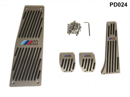 Pedale sport gri cu elemente de fixare pentru BMW E60 E61 - PD024 - Sellzone.bg Pedale sport gri cu elemente de fixare pentru BMW E60 E61 - PD024