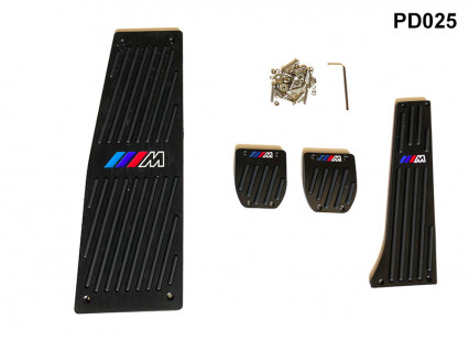 Pedale sport cu logo negre pentru BMW E60 E62 - PD025 - Sellzone.bg Pedale sport cu logo negre pentru BMW E60 E62 - PD025