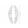 Padele sport pentru BMW M M3 M4 M5 M6 - PD052-PD054 - Изображение 1 - Sellzone.bg Padele sport pentru BMW M M3 M4 M5 M6 - PD052-PD054 - Изображение 1