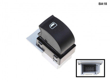 Buton geam electric pasager pentru Audi A3 A6 Q3 - BA18 - Sellzone.bg Buton geam electric pasager pentru Audi A3 A6 Q3 - BA18