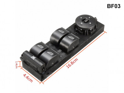 Consolă geamuri electrice pentru Ford Focus 05-08 C-Max - BF03 - Sellzone.bg Consolă geamuri electrice pentru Ford Focus 05-08 C-Max - BF03