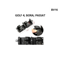 Consolă geamuri electrice cromate pentru Golf 4 Bora VW - BV16 - Sellzone.bg Consolă geamuri electrice cromate pentru Golf 4 Bora VW - BV16