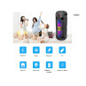 Difuzor Karaoke Bluetooth cu bass puternic si LED lumini+microfon si telecomanda - DD23 - Изображение 3 - Sellzone.bg Difuzor Karaoke Bluetooth cu bass puternic si LED lumini+microfon si telecomanda - DD23 - Изображение 3