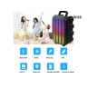 Karaoke difuzor cu conexiune Bluetooth si RGB lumini + microfon si telecomanda - DD26 - Изображение 2 - Sellzone.bg Karaoke difuzor cu conexiune Bluetooth si RGB lumini + microfon si telecomanda - DD26 - Изображение 2