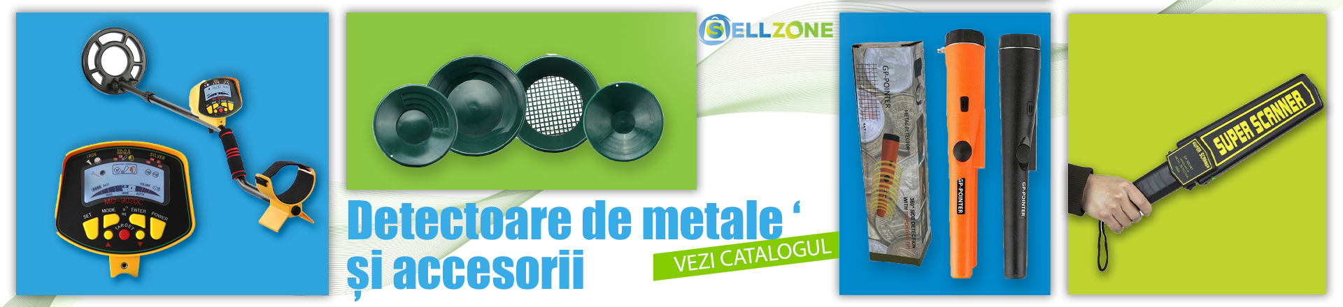 Detectoare de metale și accesorii
